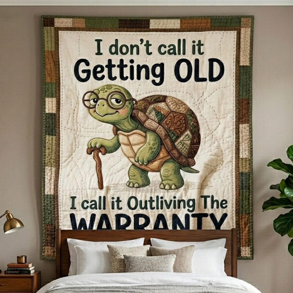 Outliving The Warranty Turtle WN0904033CL Quilt