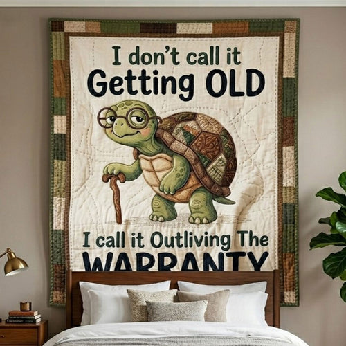 Outliving The Warranty Turtle WN0904033CL Quilt