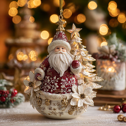 Cozy Santa Glow CW0212017CL Christmas Ornament