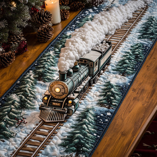Arctic Train CP2810053CL Quilted Table Runner