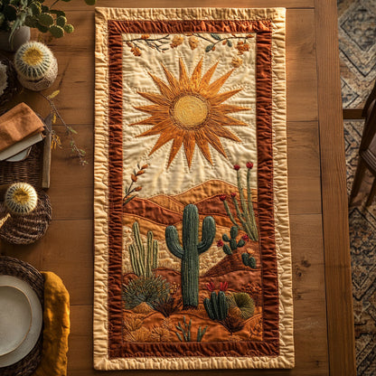 Cactus Whisper WN1106029CL Quilted Table Runner