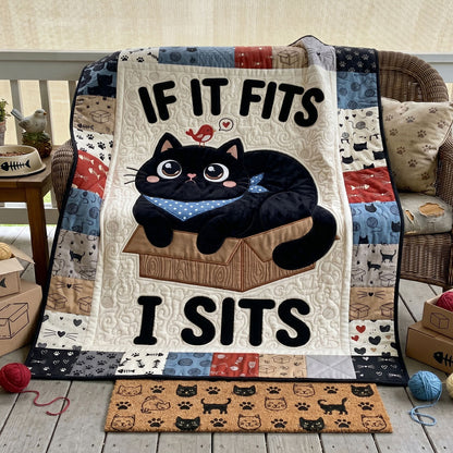 Cute Box Cat Patch WN2705003CL Quilt