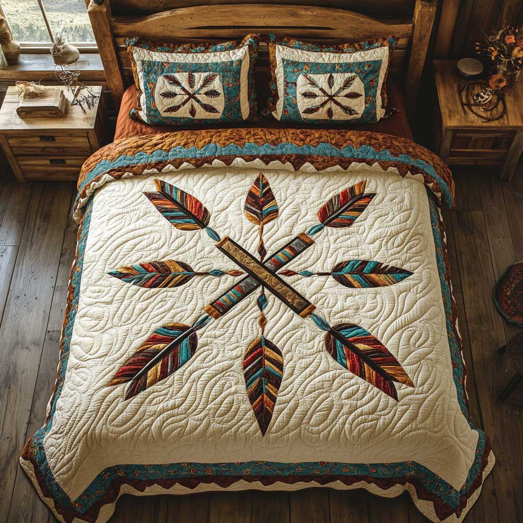 Native American Arrow Symbol WP1501023CL Duvet Cover Set