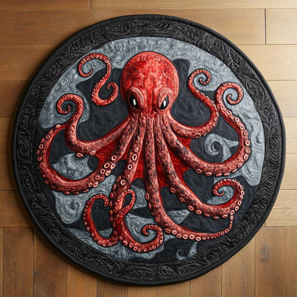 Mystic Octopus WN2904092CL Quilted Round Mat