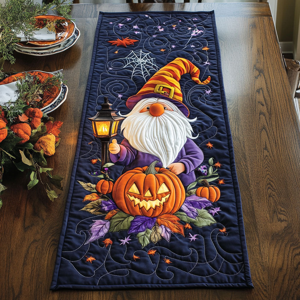 The Pumpkin Spell WJ1908028CL Quilted Table Runner