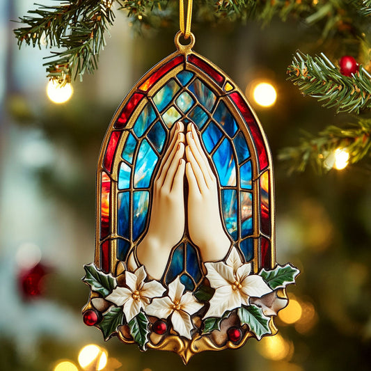 Prayer Light CP0412085CL Christmas Ornament