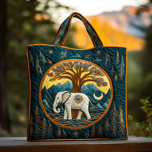 Elephant Keeper WN1010023CL Quilted Tote Bag