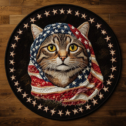 Cat Republic WN1006021CL Quilted Round Mat