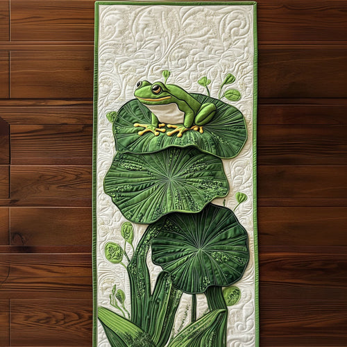 Peaceful Pond CP2904021CL Quilted Table Runner