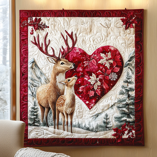 Deer Couple QA0912001CL Quilt