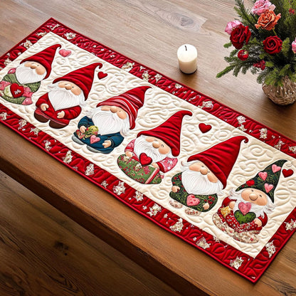 Love Gnomes CP1201022CL Quilted Table Runner
