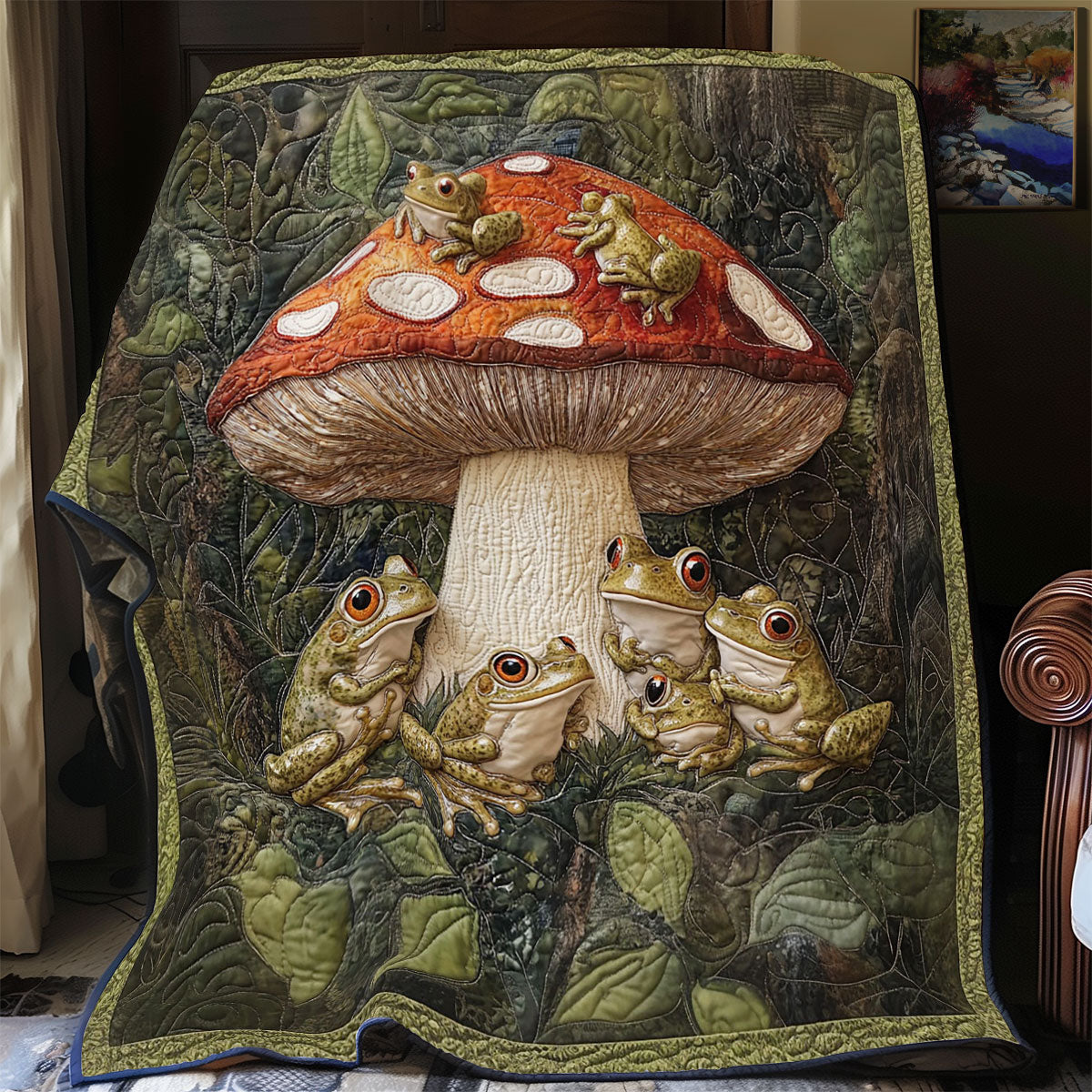 Toadstool Council CP0901043CL Quilt