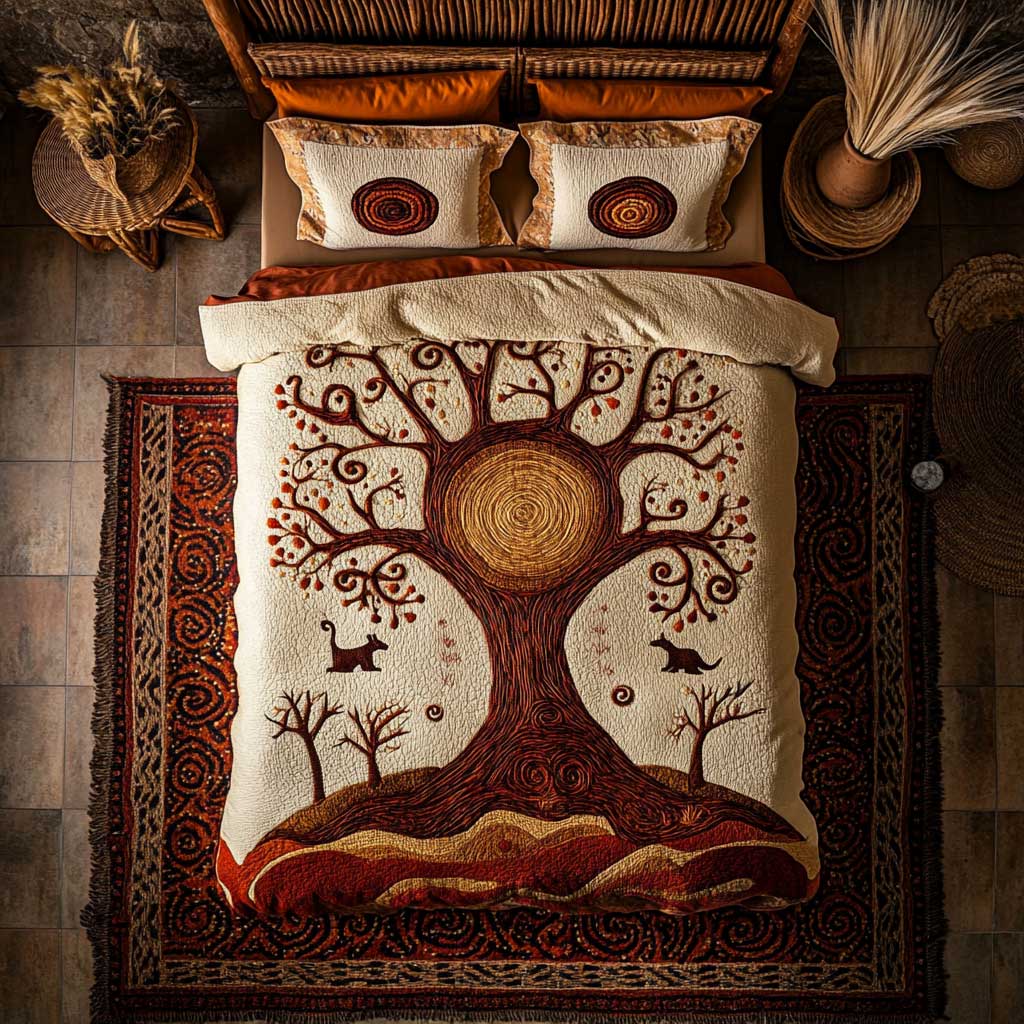 Aboriginal Baobab Dreaming WN1904003CL Duvet Cover Set