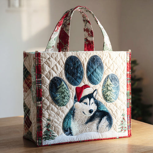 Husky Spirit CW0611046CL Quilted Tote Bag