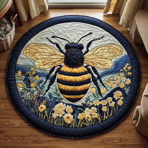 Blossom Bee WN1403022CL Quilted Round Mat