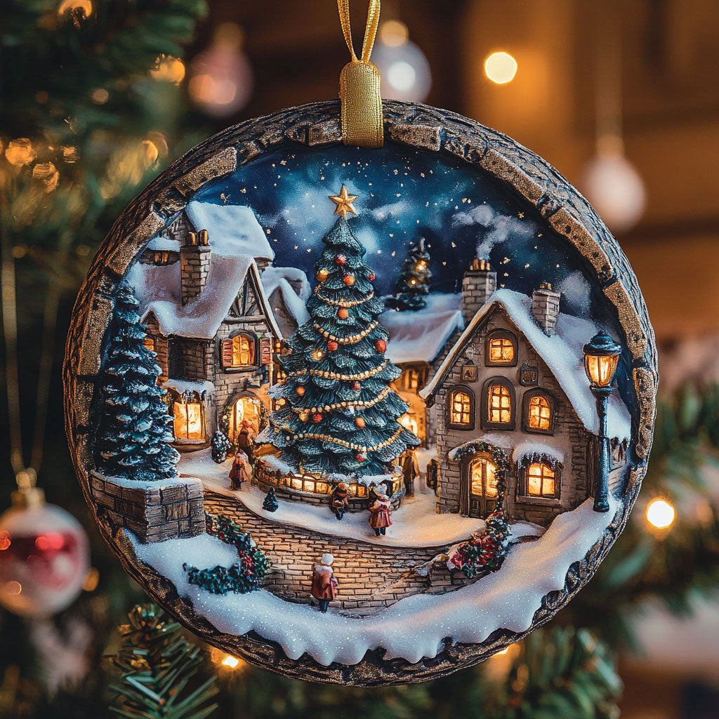 Joyful Village CW2510049CL Christmas Ornament