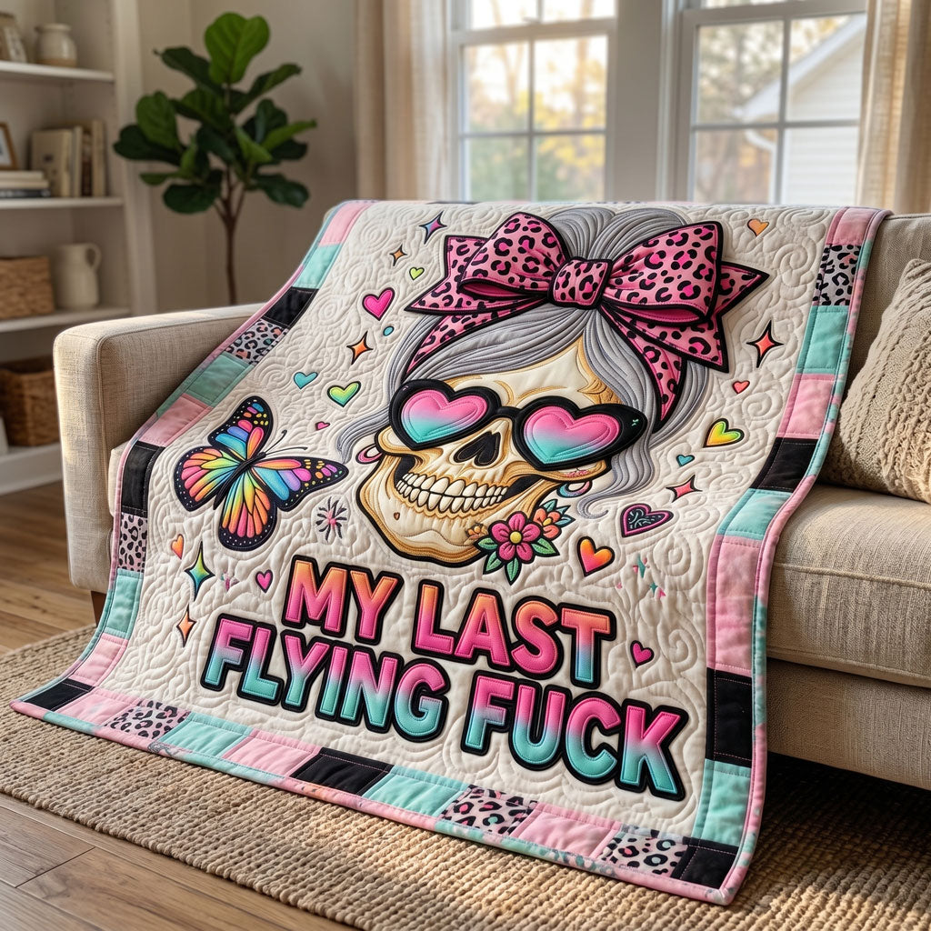Savage Butterfly Skull WN1704014CL Quilt
