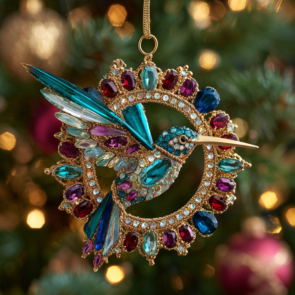 Jewel Hummingbird CW2711036CL Christmas Ornament