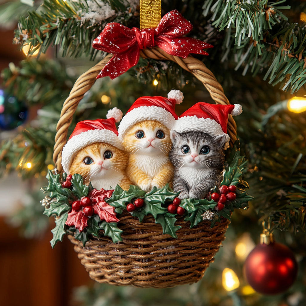 Charming Kitten CW0112006CL Christmas Ornament