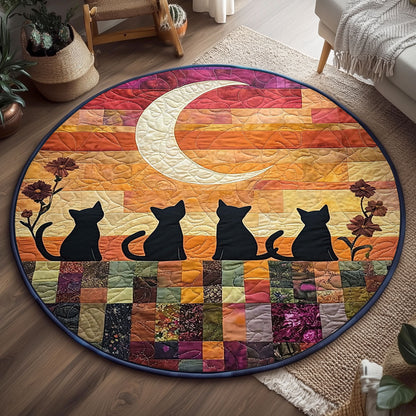 Stitching The Night WJ2307043CL Quilted Round Mat