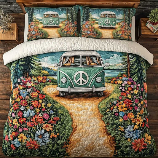 Aqua Camper Van WN2802074CL Duvet Cover Set