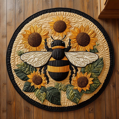 Bee & Sunflower KL0212004CL Quilted Round Mat