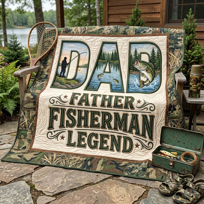 Father Fisherman Legend WN1506006CL Quilt