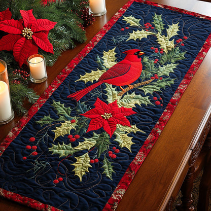 Red Cardinal WJ2304057CL Quilted Table Runner
