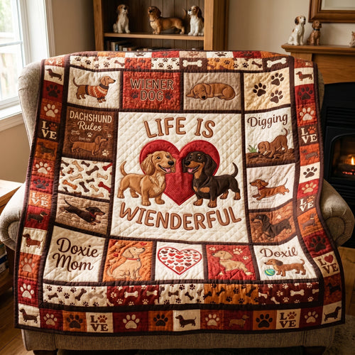 Life Is Wienderful XR0405010CL Quilt