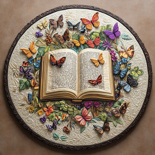 Magic Book WN0307035CL Quilted Round Mat