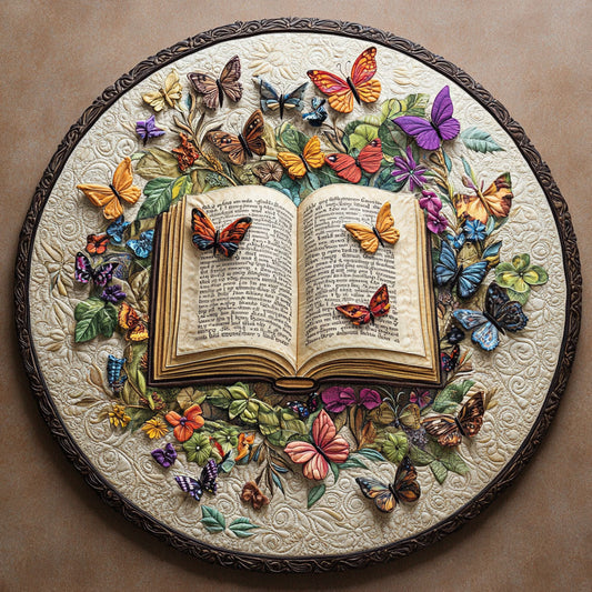 Magic Book WN0307035CL Quilted Round Mat