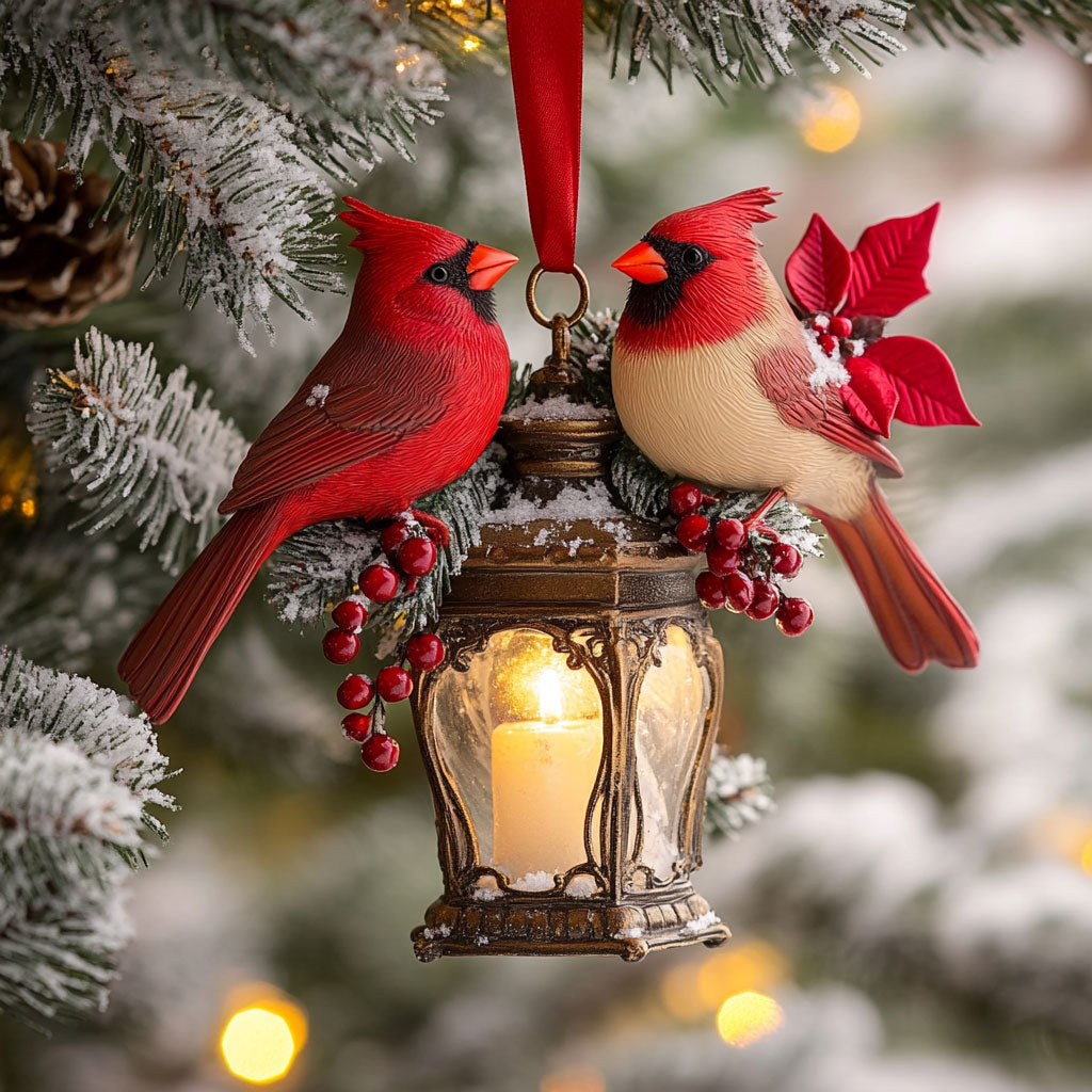 Cardinal Dream Lantern CW1410003CL Christmas Ornament