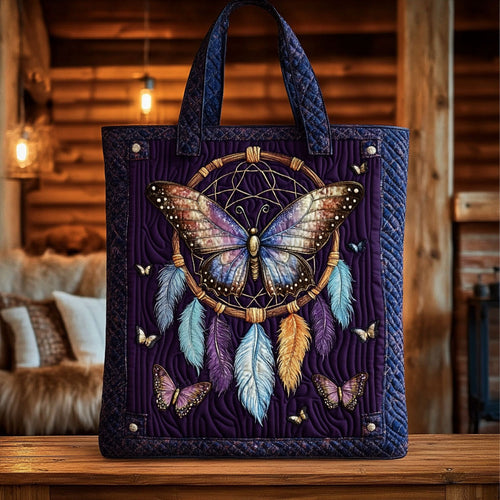 Aura Butterfly Spirit KL0412025CL Quilted Tote Bag