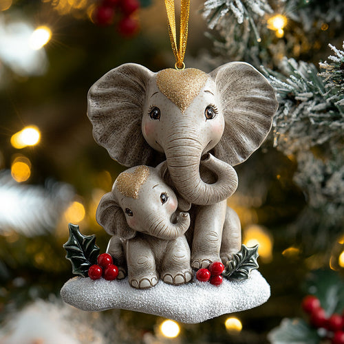 Elephant Glow CP0412063CL Christmas Ornament