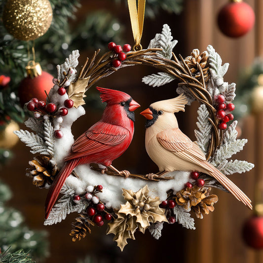 Merry Cardinal CW2010027CL Christmas Ornament