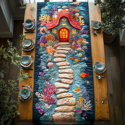 Undersea Doorway WJ0406036CL Quilted Table Runner
