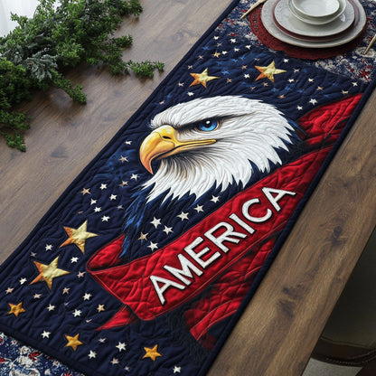 Patriotic Glory WJ1106030CL Quilted Table Runner