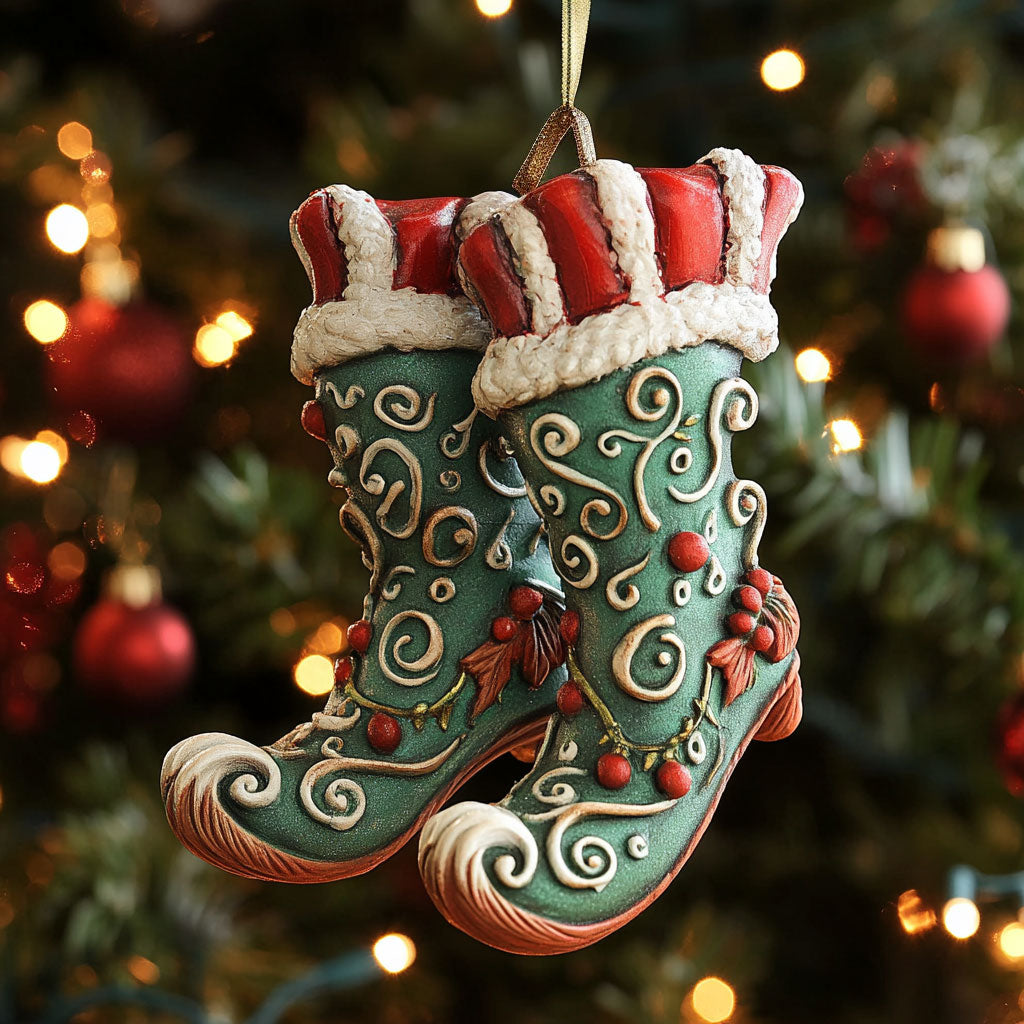 Whimsy Boot CP2411117CL Christmas Ornament