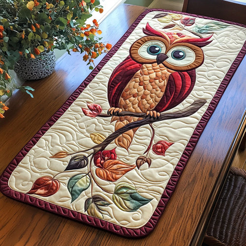Owl Be Watching You WJ2305030CL Quilted Table Runner