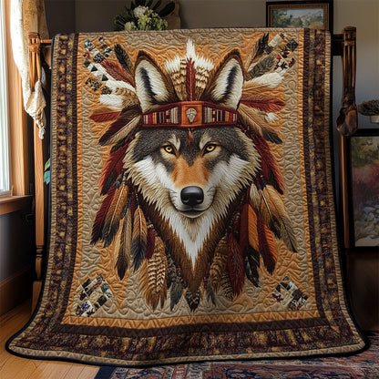 Tribal Wolf WN2401008CL Quilt