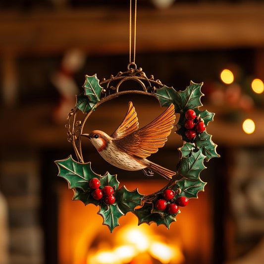 Wings of Joy Wreath LT2210034CL Christmas Ornament
