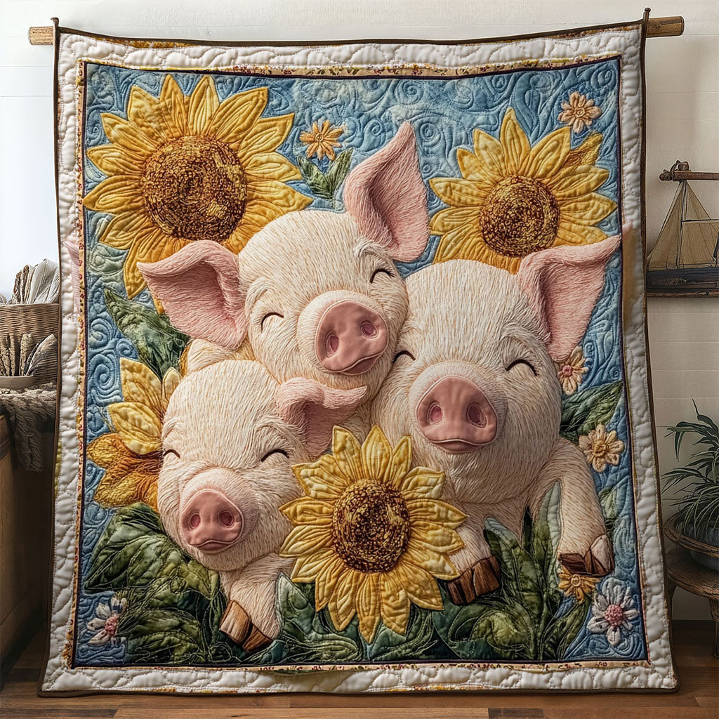 Sunny Pig WN0901087CL Quilt