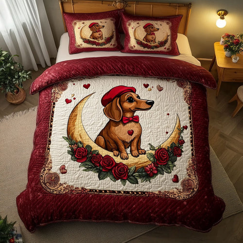 Whisper Dachshund WN1701084CL Duvet Cover Set