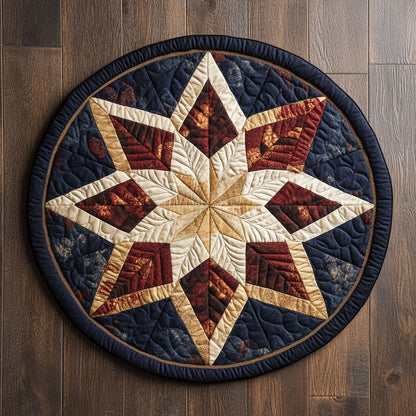 Native Signal WN2807092CL Quilted Round Mat