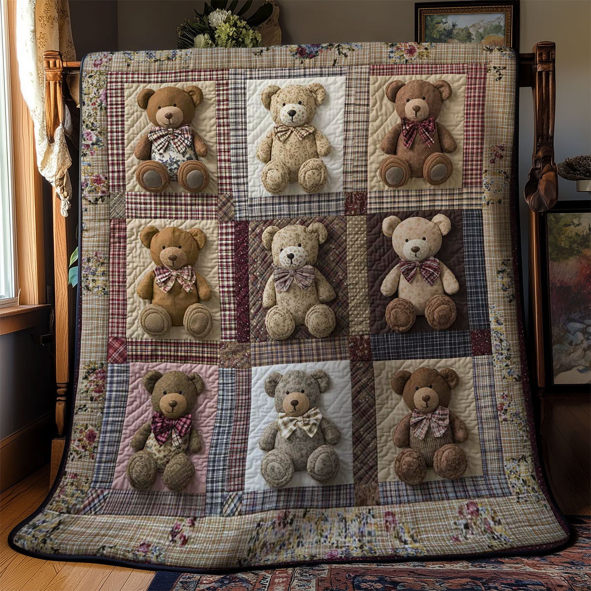 Classic Teddy Bear WN1003064CL Quilt