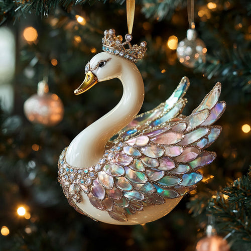 Graceful Swan CW2711030CL Christmas Ornament