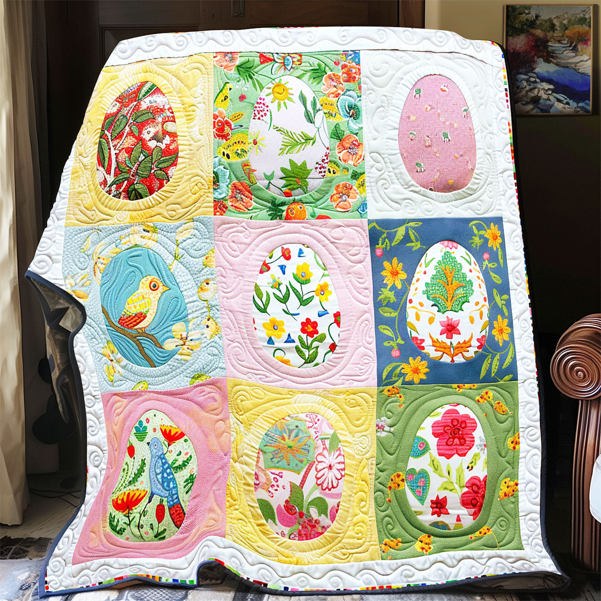 Easter Egg Collection WP1003002CL Quilt