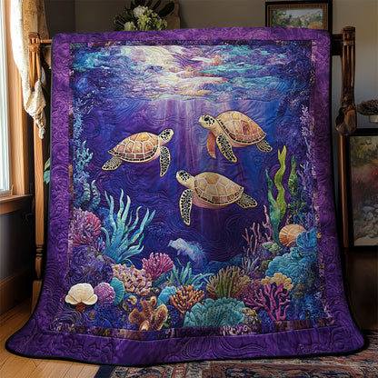 Serene Sea Turtles WN1703091CL Quilt