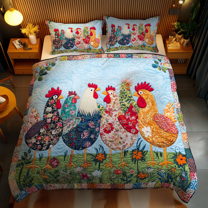 Clueless Chicken WN0803080CL Duvet Cover Set