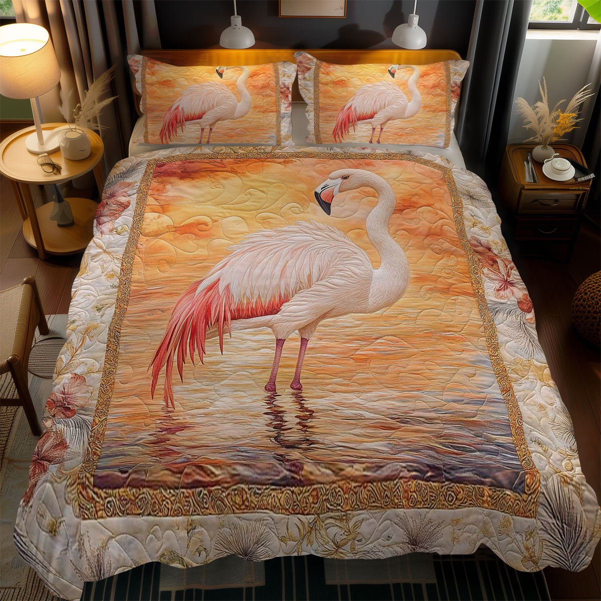 Dreamy Flamingo WN1102049CL Duvet Cover Set